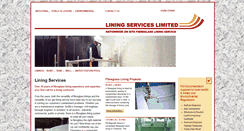 Desktop Screenshot of liningservices.co.uk